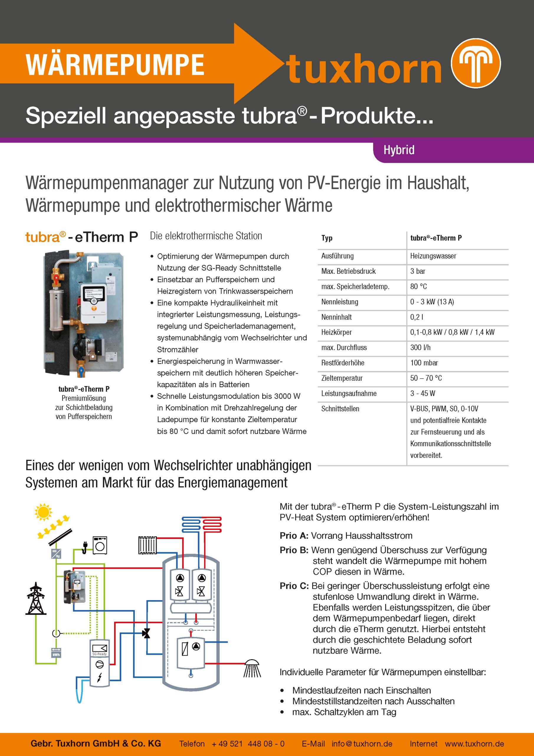 Tuxhorn Rve Produkteinformationen – Gebr. Tuxhorn GmbH & Co. KG